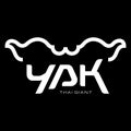 yak : thai tradition giant character name in khon art and culture performance logo and typography design