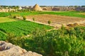 Yakhchal ice coolers in farm land of Kashan, Iran