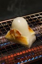 Yaki mochi, grilled japanese rice cake Royalty Free Stock Photo