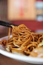 Yakisoba , Fried noodle japanese style Royalty Free Stock Photo