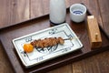 Yakitori, japanese grilled chicken skewers Royalty Free Stock Photo