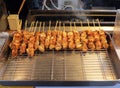 Yakitori on a tray