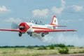 Yakovlev Yak-52 aerobatic plane Royalty Free Stock Photo