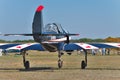 Yakovlev Yak-52 aerobatic trainer Royalty Free Stock Photo