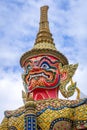 Yaksha statue, Grand Palace, Bangkok, Thailand