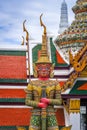 Yaksha statue, Grand Palace, Bangkok, Thailand