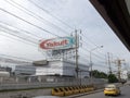Yakult Factory BANGKOK,THAILAND-10 AUGUST 2018: The milk is sold in Thailand and is still popular. The factory is located on