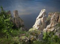 Yakutia, wild mountain landscape Royalty Free Stock Photo