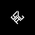 YAL letter logo design on black background. YAL creative initials letter logo concept. YAL letter design