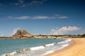 Yala National Park Sri Lanka. View of the beautiful beach Royalty Free Stock Photo