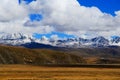 Yala snow mountain and Tagong grassland Royalty Free Stock Photo