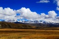 Yala snow mountain and Tagong grassland Royalty Free Stock Photo