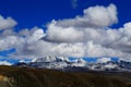 Yala snow mountain and Tagong grassland Royalty Free Stock Photo