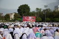 YALA, THAILAND - AUGUST 8 : 5,000 yala thai Musim male and female pray for Allah Islamic God in Hari Raya Day Idil Fitri 1434 H.