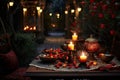 Yalda night candlelit gardens and outdoor