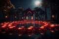 Yalda night reflection pools creating