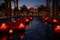 Yalda night reflection pools creating