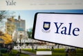 Yale Univerity webpage Royalty Free Stock Photo