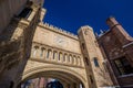 Yale university buildings in winter after snow storm Linus Royalty Free Stock Photo