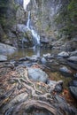 yalova double waterfall yellow leaves water flow