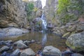 yalova double waterfall yellow leaves water flow