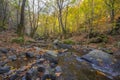 yalova double waterfall yellow leaves water flow