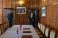 Large negotiating table in the Livadia Palace, 09/04/2019, Yalta, Crimea