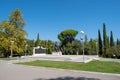 Monument to Russian Emperor Alexander III in the Livadia Park, 09/04/2019, Yalta, Crimea