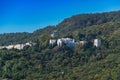 Beautiful view of Livadia Palace in Crimean resort Yalta from Black Sea. Sunny day