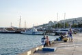 Yalta embankment Royalty Free Stock Photo