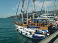 Yalta port Royalty Free Stock Photo
