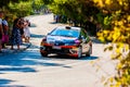 YALTA, UKRAINE - SEPTEMBER 14: Volodymyr Pechenik drives his Hon