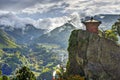 Yamadera Mountain Temple Royalty Free Stock Photo