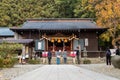 Yamadera is a scenic temple located in mountain near Yamagata city Royalty Free Stock Photo