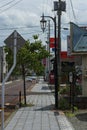 A small Japanese town street