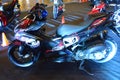 Yamaha aftermarket motorcycle at Inside Racing Motorshow in Pasay, Philippines Royalty Free Stock Photo