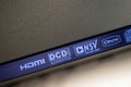 Yamaha DVD SACD player with logotypes of HDMI, DCDi by Fardouja,