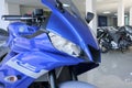 Yamaha motorcycle store, Yamaha R3 v2 abs Royalty Free Stock Photo