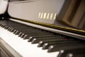 Yamaha Piano close-up view