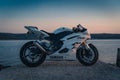 Yamaha R6 superbike day and night plus sunset and cyberpunk style