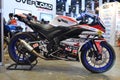 Yamaha racing motorcycle in Pasay, Philippines Royalty Free Stock Photo