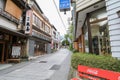 YAMANOUCHI, JAPAN - September 17, 2016:Yamanouchi village view,Yudanaka Onsen. Royalty Free Stock Photo