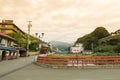 YAMANOUCHI, JAPAN - September 17, 2016:Yamanouchi village view,Yudanaka Onsen. Royalty Free Stock Photo