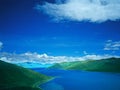 Yamdrok lake in tibet