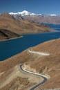 Yamdrok Tso Lake Royalty Free Stock Photo