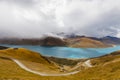 Yamdrok Yumsto Lake in Tibet Royalty Free Stock Photo