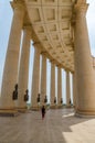 Yamoussoukro, Ivory Coast - February 01 2014: Famous landmark Basilica of our Lady of Peace, African Christian cathedral Royalty Free Stock Photo