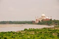 Yamuna by Taj Royalty Free Stock Photo