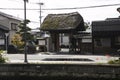 Views of an historic building in Yanagawa.