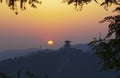 Yanan sunrise china Royalty Free Stock Photo